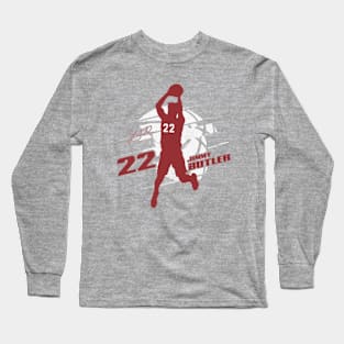 Jimmy Butler Miami Silhouette Long Sleeve T-Shirt